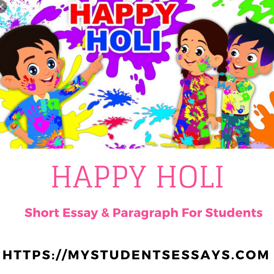 happy holi scene