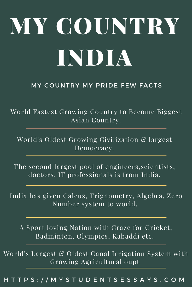 essay writing on my india my pride