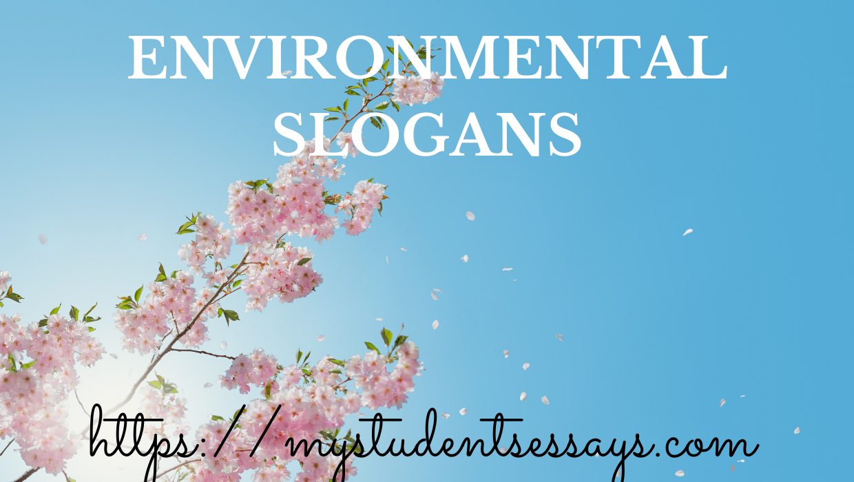 environmental posters and slogans