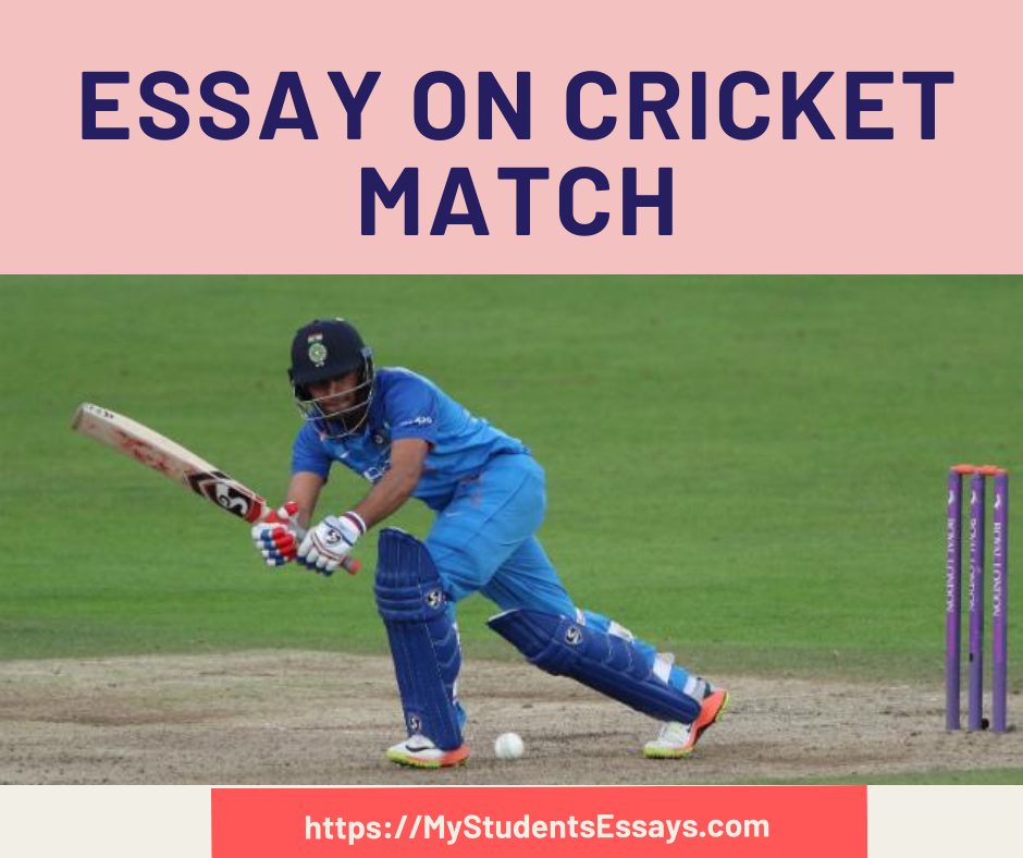 about essay in cricket