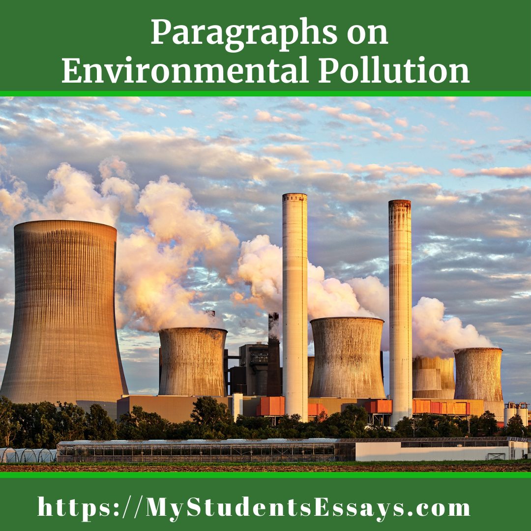 Paragraphs on Environmental Pollution For Students