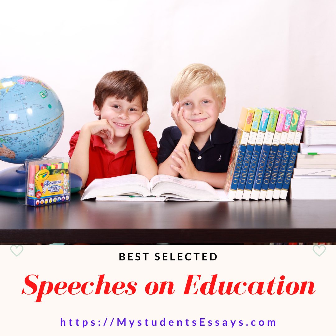 4 Best Selected Speeches on Education