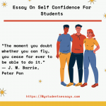 Essay on Self Confidence | Importance, Points, Value of Self Confidence