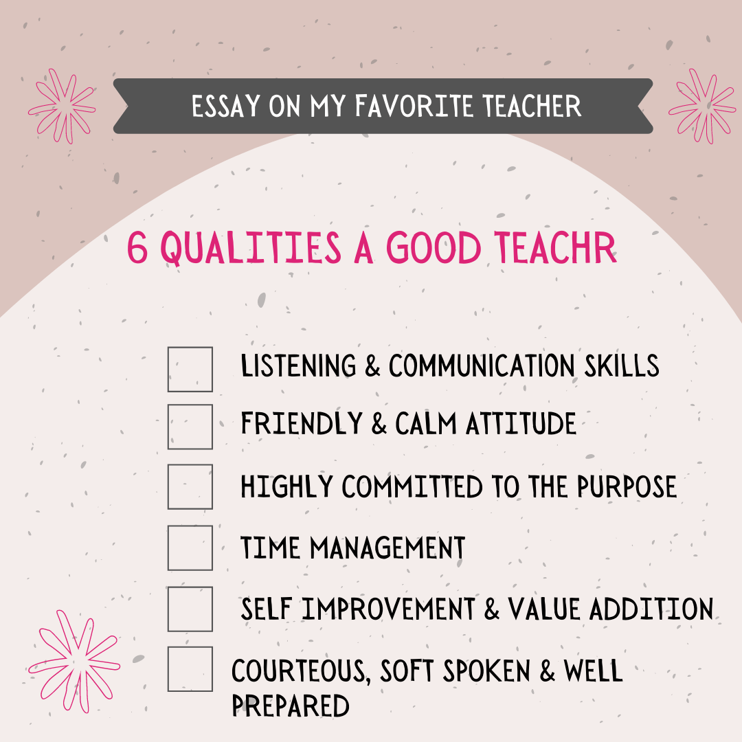 Qualities Of Good Teacher 