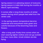 Spring Season Essay | Why I Like Spring, 10 Lines & Short Essay