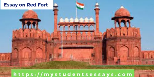 essay on red fort