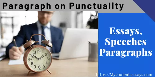 Paragraph on punctuality