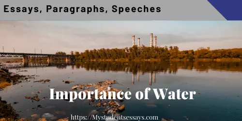 Speech on Importance of Water | Best Written Speech For Students