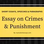 Essay on Crimes | Types & How to Control Crime Essay
