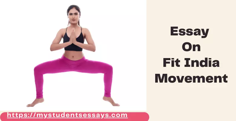 Essay on fit India Movement