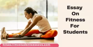 Essay on fitness