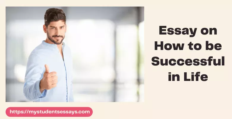 essay on successful person