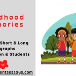 Paragraph on Childhood Memories For Students