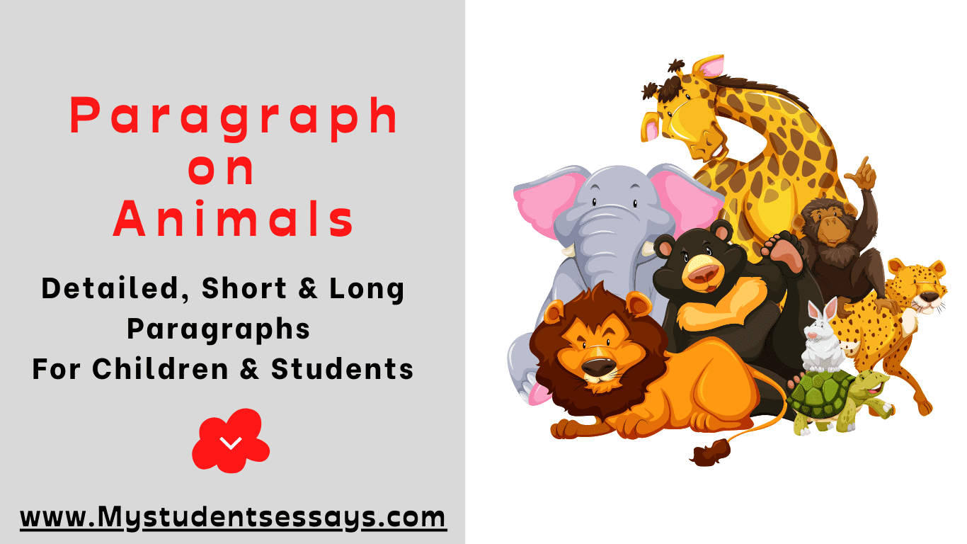 Paragraph on Animals For Children & Students - Student Essays