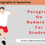 Paragraph on Badminton For Students