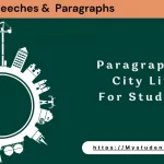 Paragraph on City Life For Children & Students