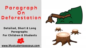 Paragraph on Deforestation