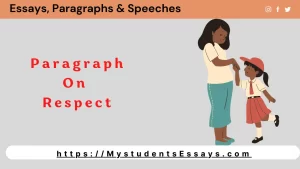 Paragraph on Respect