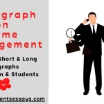 Paragraph on Time Management For Children & Students