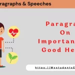 Paragraph on importance of good health