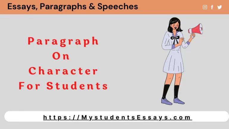 Paragraph on Character For Students