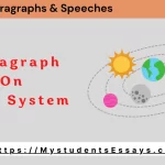 Paragraph on Solar System For Students