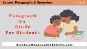 Paragraph on Study For Students