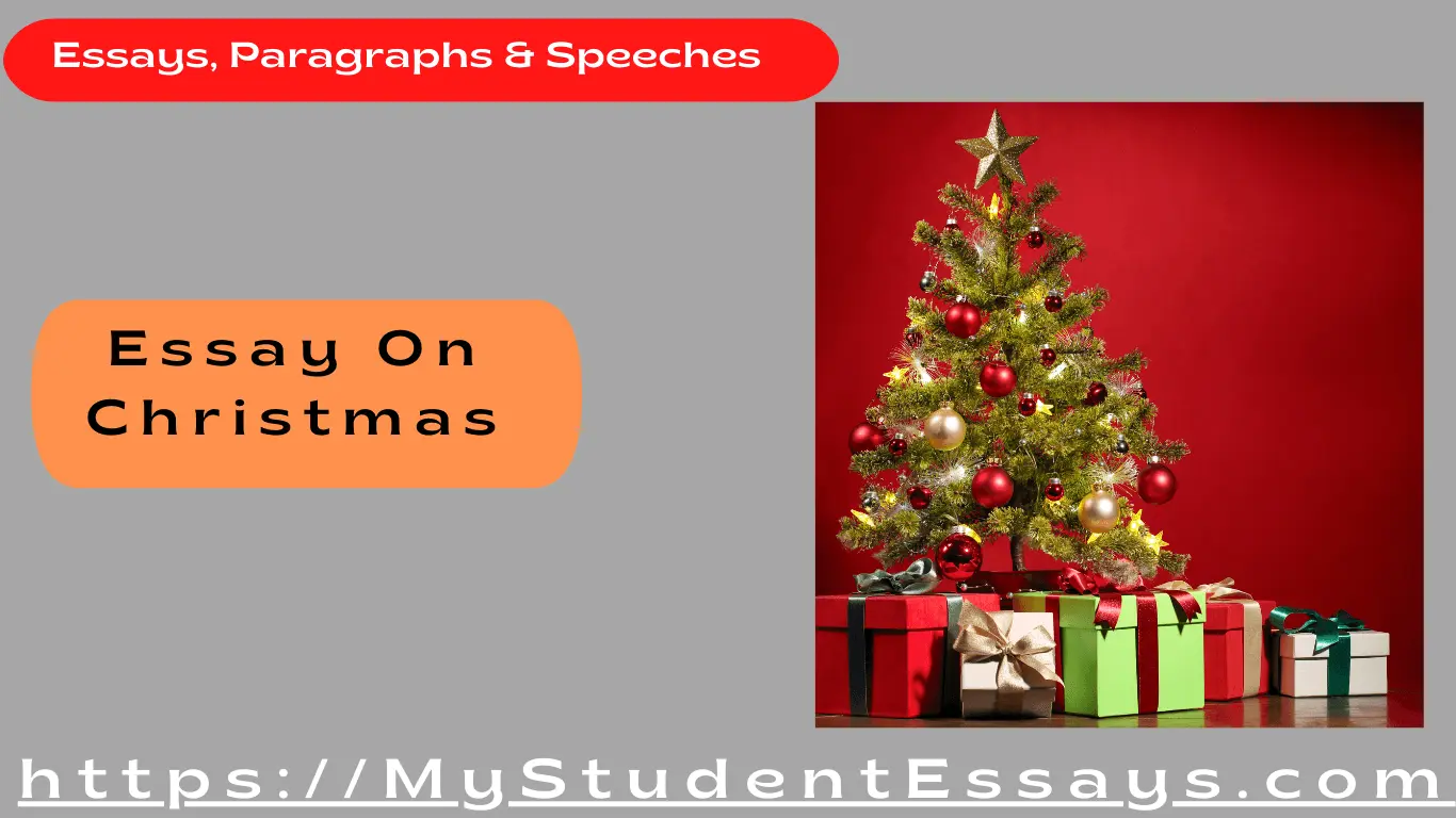 Essay on Christmas in English Student Essays