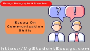 Essay on Importance of Communication Skills in Life