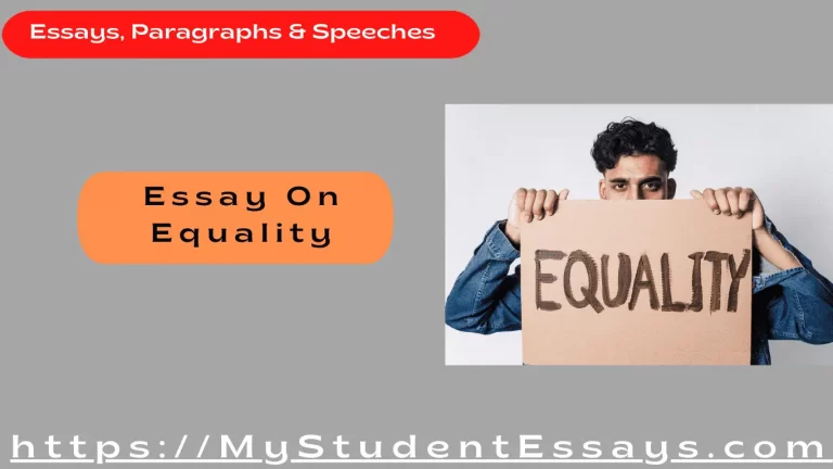 Essay on Equality-Human Equality & its Importance