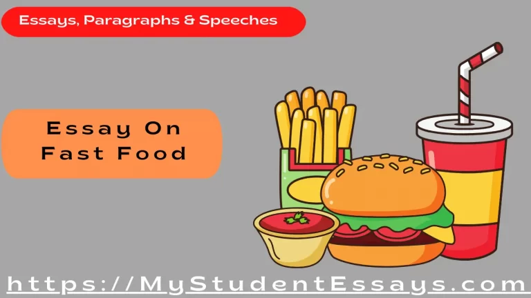 Essay on Fast Food- Impacts on students