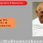 Essay on Gandhi in English