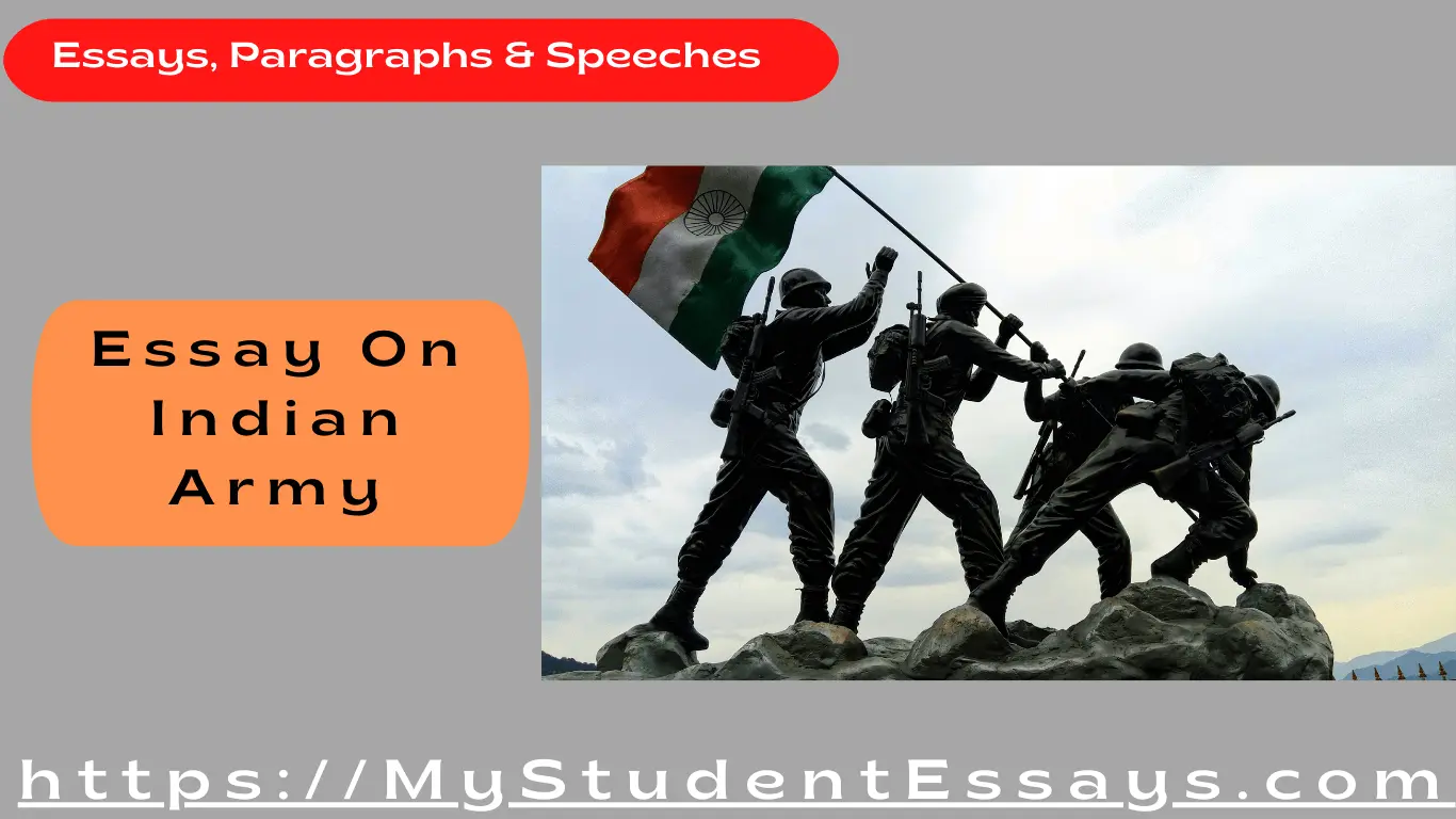 essay on indian army in 200 words