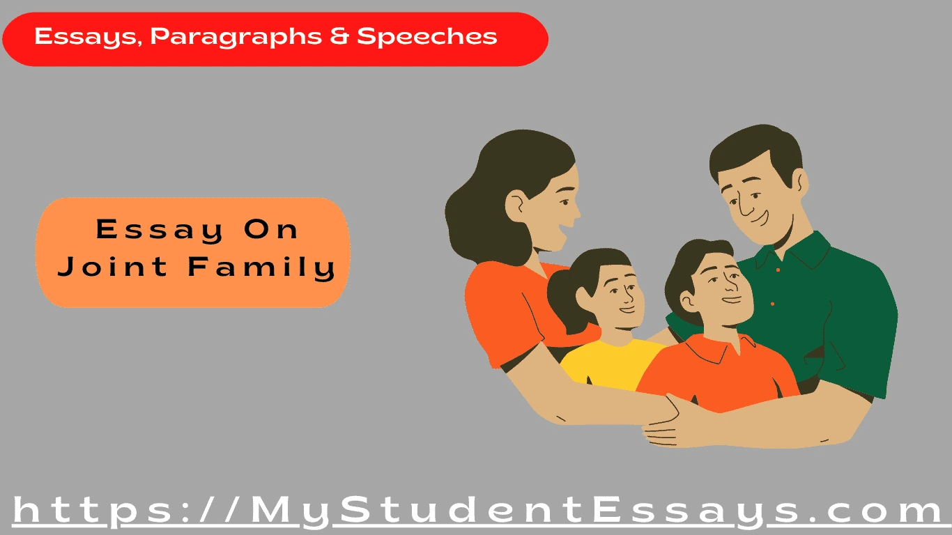 importance of joint family essay in english