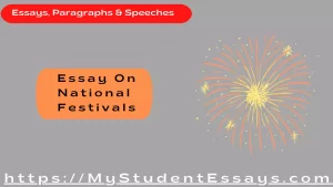 Essay on National Festivals