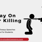 Essay on Honor Killing [ Causes, Effects & Solutions ]