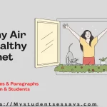 Essay on Healthy Air For Healthy Planet