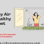 Essay on Healthy air for healthy planet