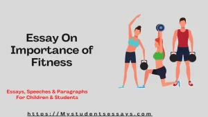 Essay on Importance of Fitness