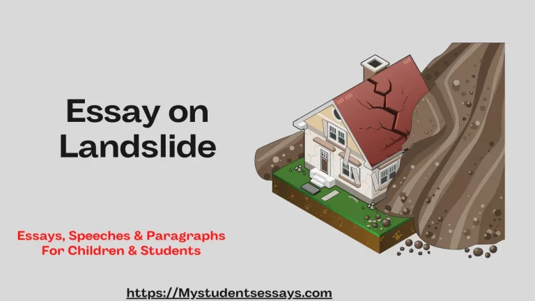 Essay on Landslide | Causes & Effects of Land Slide Essay