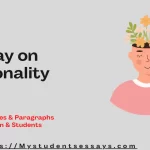 Essay on Personality