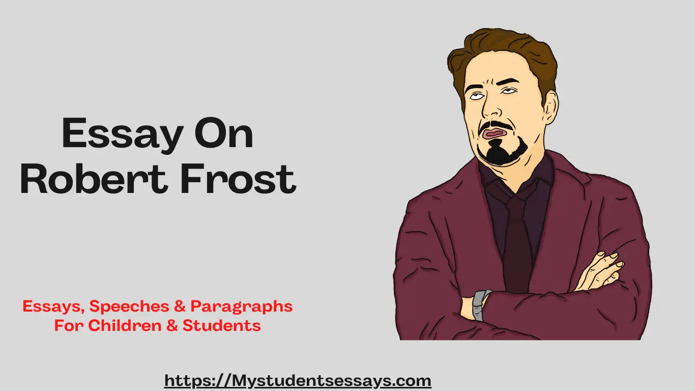 essay on robert frost