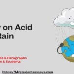 Essay on Acid Rain [ Causes, Effects & Ways to Control it ]