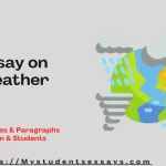Essay on Weather [ Types, Importance in Life ]