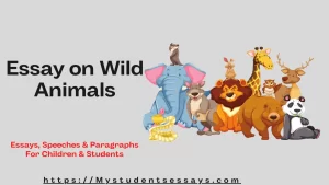Essay on wild animals