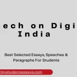 Speech on Digital India [ Achievements & Challenges ]
