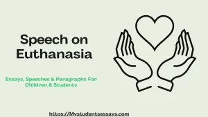 Speech on Euthansia