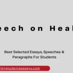 Speech on Health