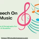 Speech on Music
