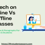 Speech on Online vs traditional classes
